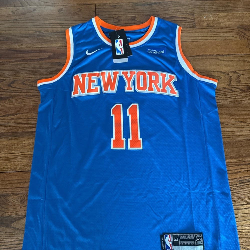 New York Knicks Jalen Brunson Fully Stitched Nike Jersey Mens Size 50 NWT NBA